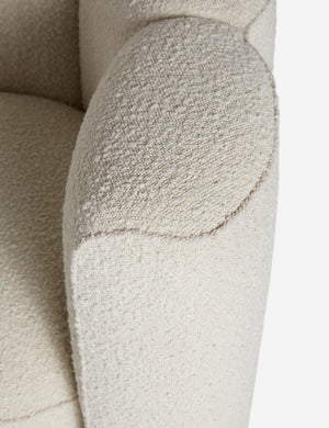 Open Box: Mila Accent Chair, Ivory Boucle by Eny Lee Parker