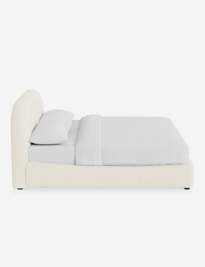 Open Box: Neve Platform Bed, Cotton Luxe Boucle King by Aimee Song