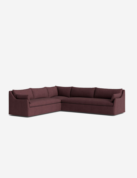 #color::oxblood-linen-weave #configuration::left-facing