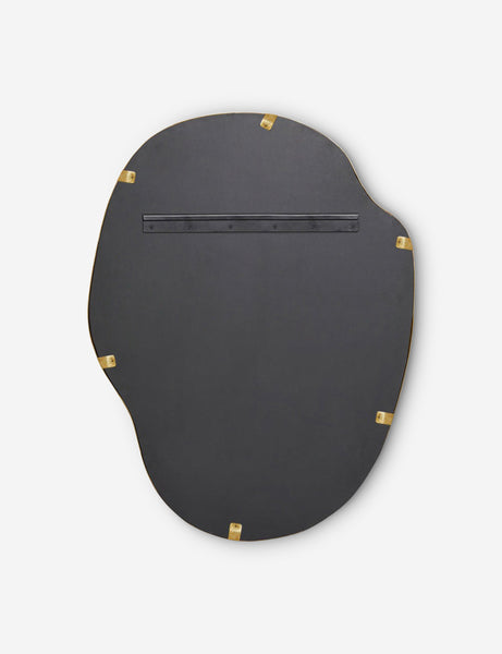 #color::gold #size::small | Back of the small puddle mirror