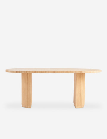 Open Box: Elvia Oval Dining Table, Natural