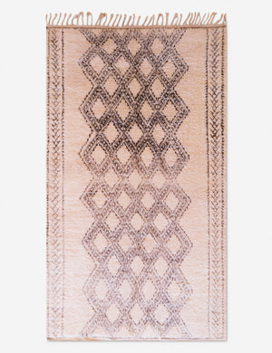 Vintage Moroccan Hand-Knotted Wool Rug No. 53, 6'11 x 11'11