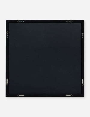 Back of the Saldo modern grid framed wall art.