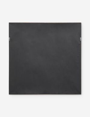 Back of the See through cobalt blue and white wall art