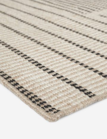 Shere Handwoven Indoor/Outdoor Rug Swatch by Sarah Sherman Samuel, Natural