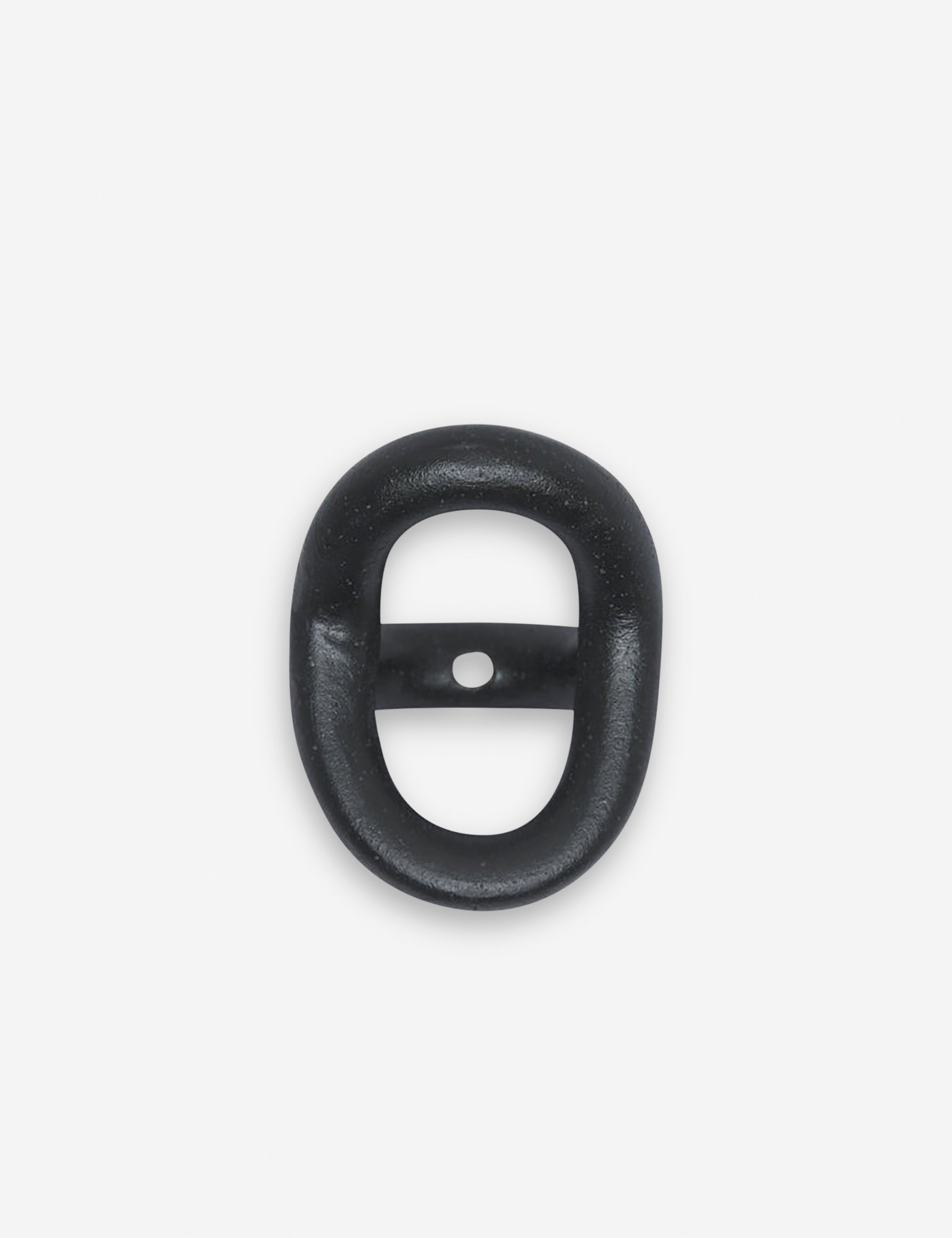 #color::black | Olo black wall hook by SIN ceramics