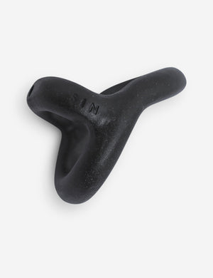 The SIN logo on the side of the olo black wall hook