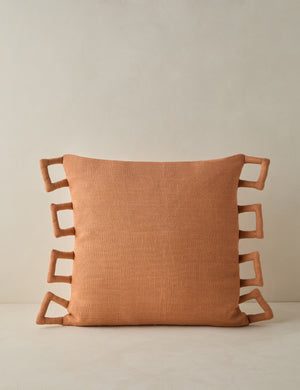 Sofia modern linen throw pillow.
