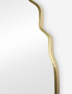 Sorcha organic-shaped full length mirror.