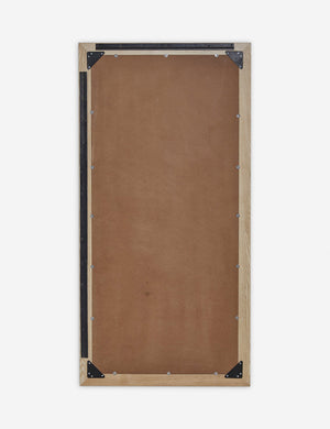 Back of the Sorenson Floor Mirror in natural.