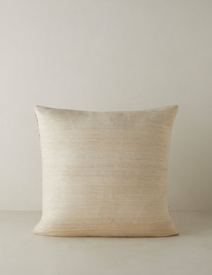 Back of the Striations Silk Throw Pillow by Elan Byrd.