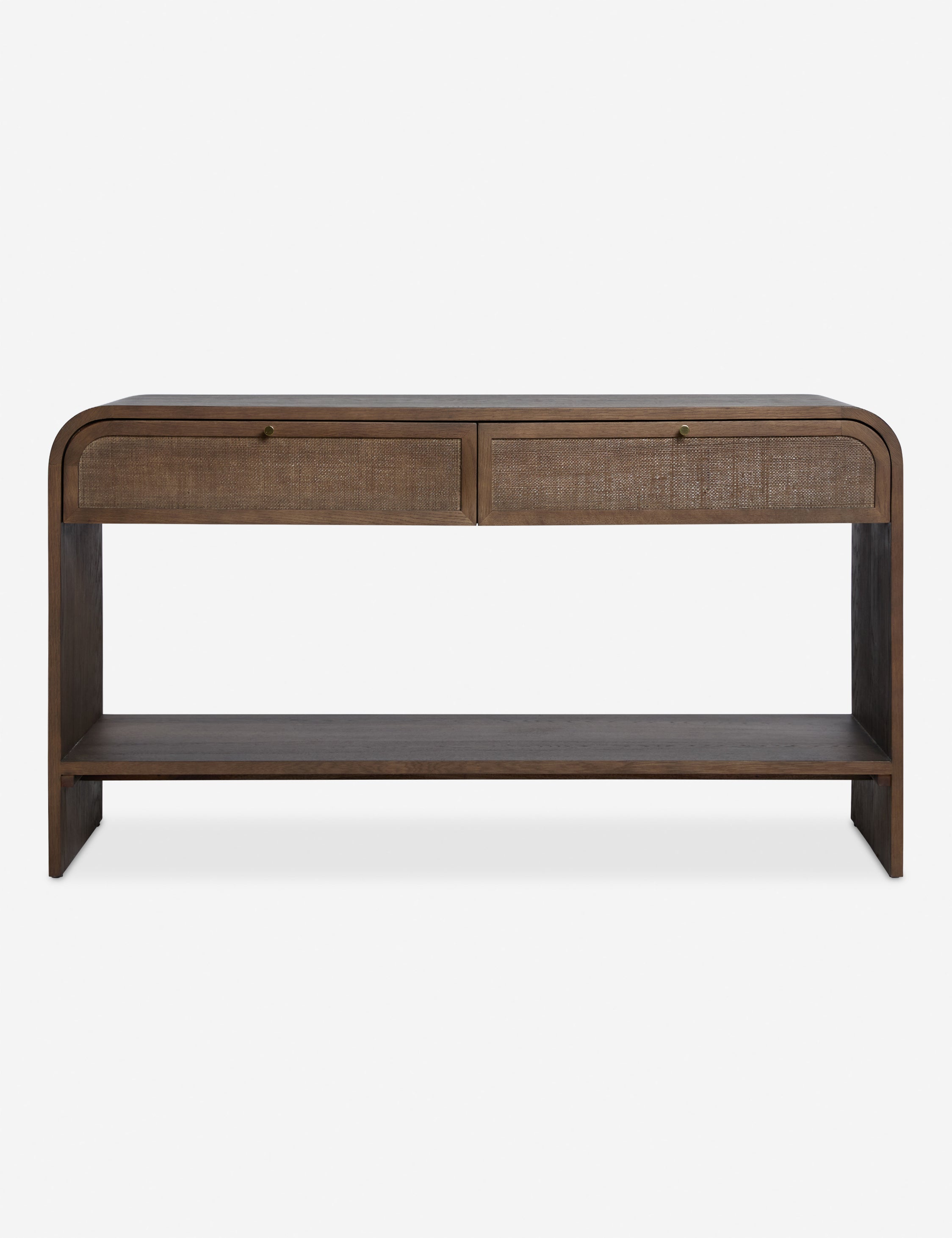 Open Box: Suzette Console Table, Smoked Oak
