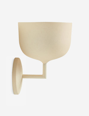 Talley modern sculptural wall sconce.