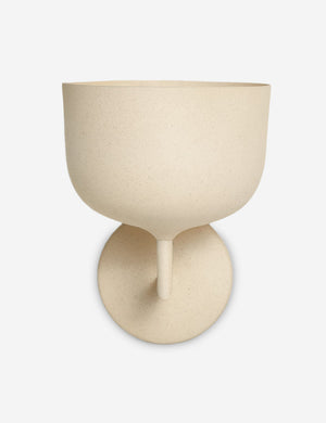 Talley modern sculptural wall sconce.