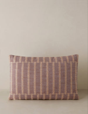 Thisbe offset stripe lumbar pillow.