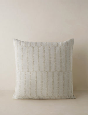 Thisbe offset stripe throw pillow.