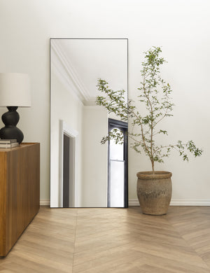 Open Box: Enda Full Length Mirror, Black