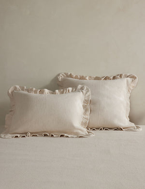 Vekki relaxed cotton pillow sham set