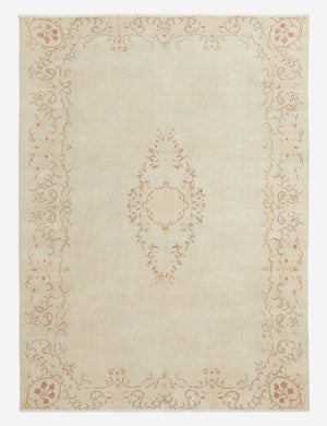 Vintage Turkish Hand-Knotted Wool Rug No. 272, 7'10