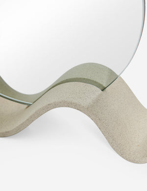 Wavee Table Mirror by SIN Ceramics