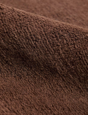 Perenne Hand-Loomed Wool Rug, Chocolate