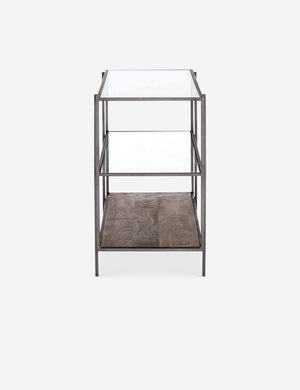 Side of the Asher console table