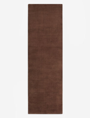 Perenne Hand-Loomed Wool Rug, Chocolate