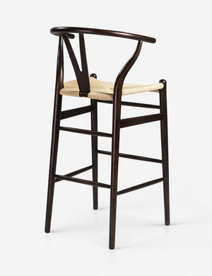 Open Box: Cylia Bar Stool, Walnut