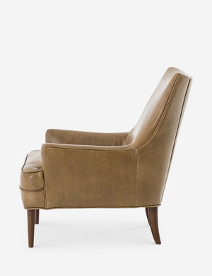 Side of the Ilona Leather Accent Chair