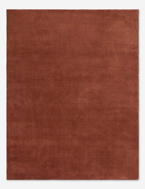 Perenne Hand-Loomed Wool Rug Swatch, Aged Rust