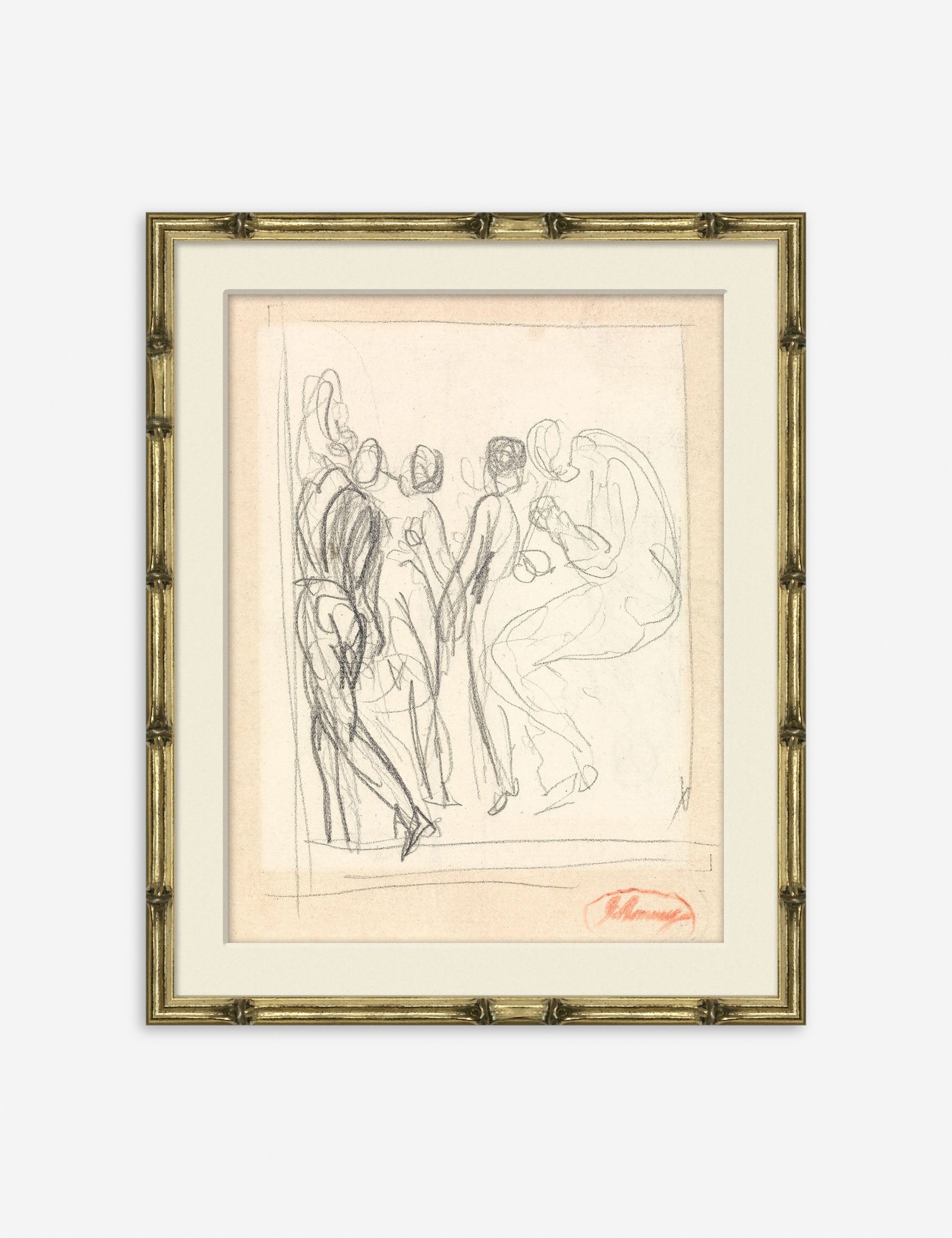 Figure Sketch Print, Default Title