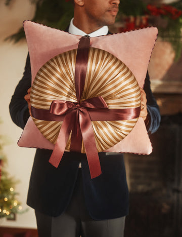 #color::blush #style::square #style::lumbar #fill::pillow-cover-only #fill::with-feather-down-insert