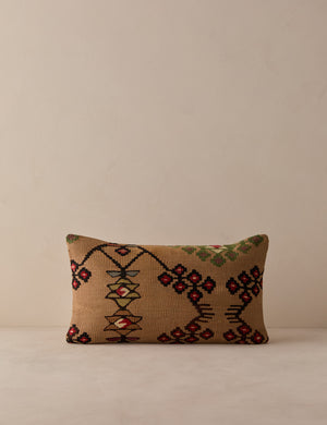 Vintage Lumbar Pillow No. 343, 12