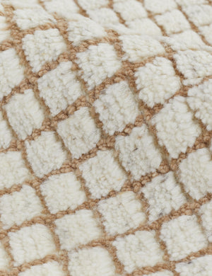 Uma Hand-Knotted Wool Rug Swatch, Taupe and Natural