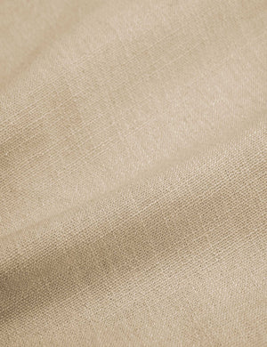 The natural linen fabric