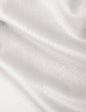 The Snow Velvet fabric on the Bailee ottoman