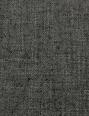 The charcoal linen fabric