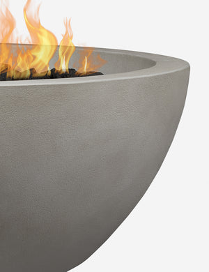 Side of the Benno shade round fire bowl
