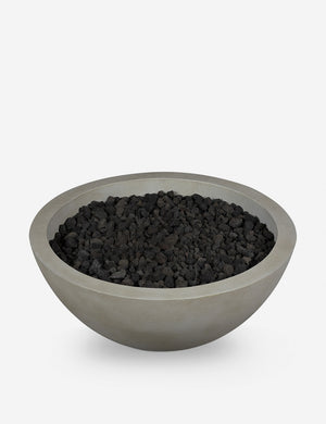The Benno shade 38 inch round fire bowl unlit