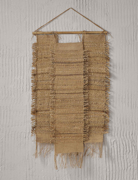 #color::natural #size::small | Ukiah woven natural jute and hemp Wall Hanging