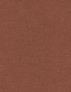The terracotta linen fabric