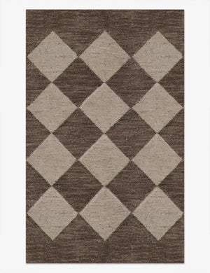 Palau brown rug in its five by eight feet size