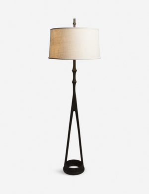 Oceanna cast aluminum floor lamp.