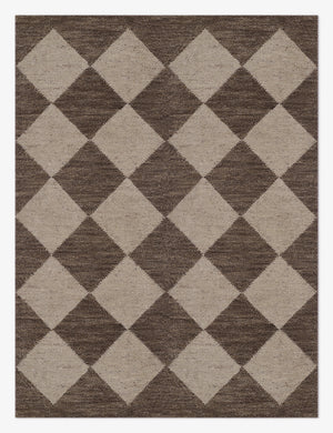 Palau brown rug in its eight by eleven feet size