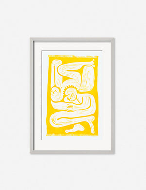 Cloudgazers Print in a silver frame