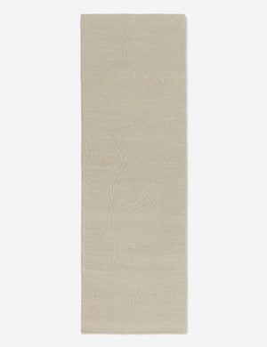 The beachwood rug in its runner size