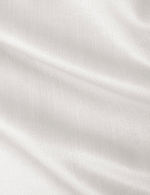 The Snow Velvet fabric on the Deva platform bed