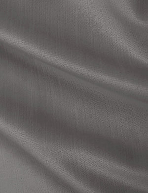 The Steel Velvet fabric on the Deva platform bed