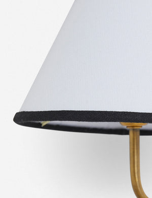 Close up of the Magdalene brass single sconce