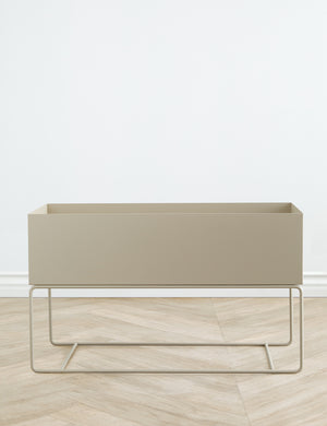 Ravine Planter Pot, Taupe by Ferm Living